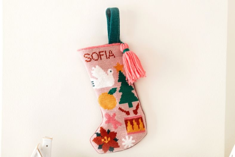 How to Finish a Needlepoint Christmas Stocking Tutorial Unwind Studio