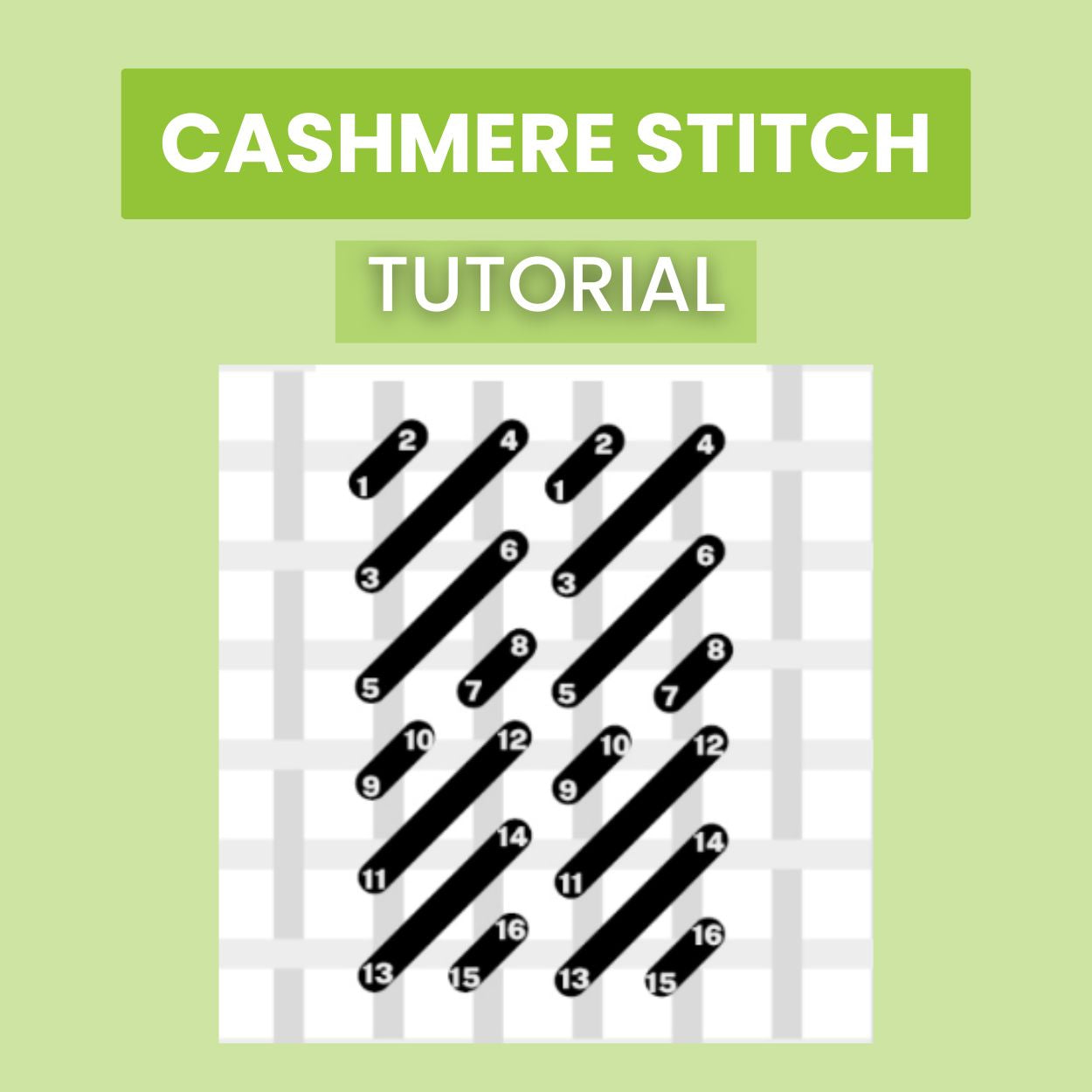 Cashmere Stitch Needlepoint Tutorial Unwind Studio