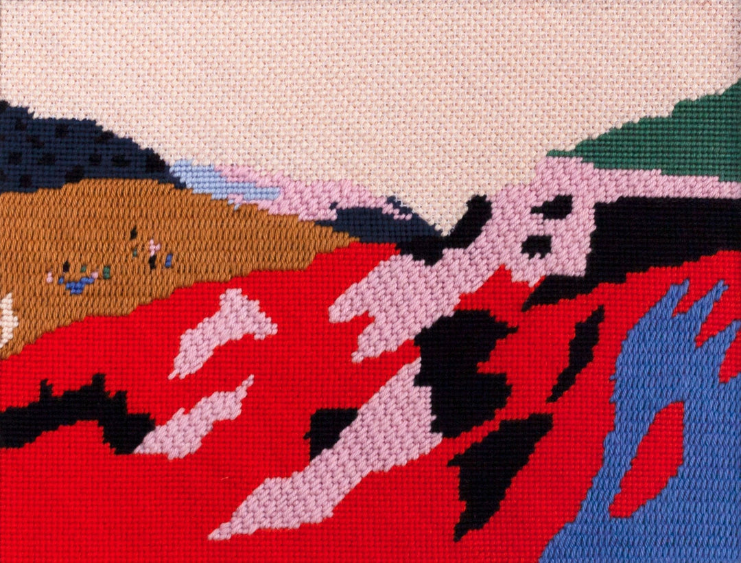 Ethiopian Ravine Needlepoint Kit- Stitch Guide