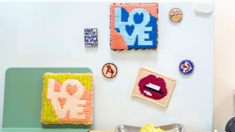 How to Finish a Needlepoint Magnet: Two Simple Methods with Video Tutorial