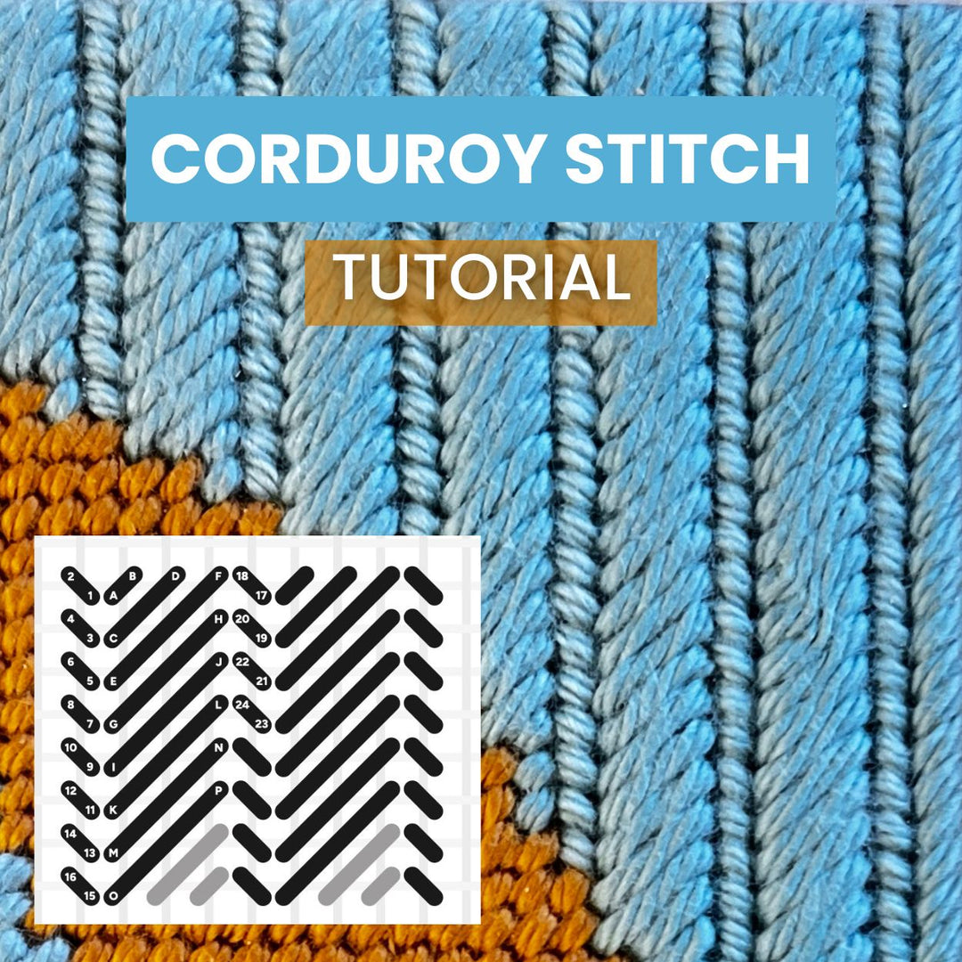 Corduroy Stitch (plus Horizontal Corduroy Stitch)