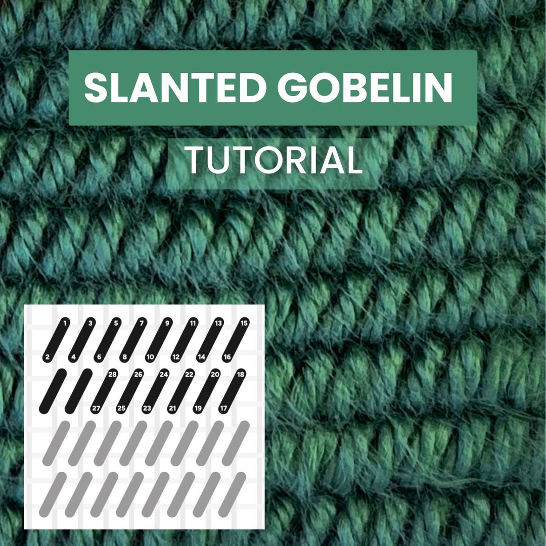 Slanted Gobelin Stitch