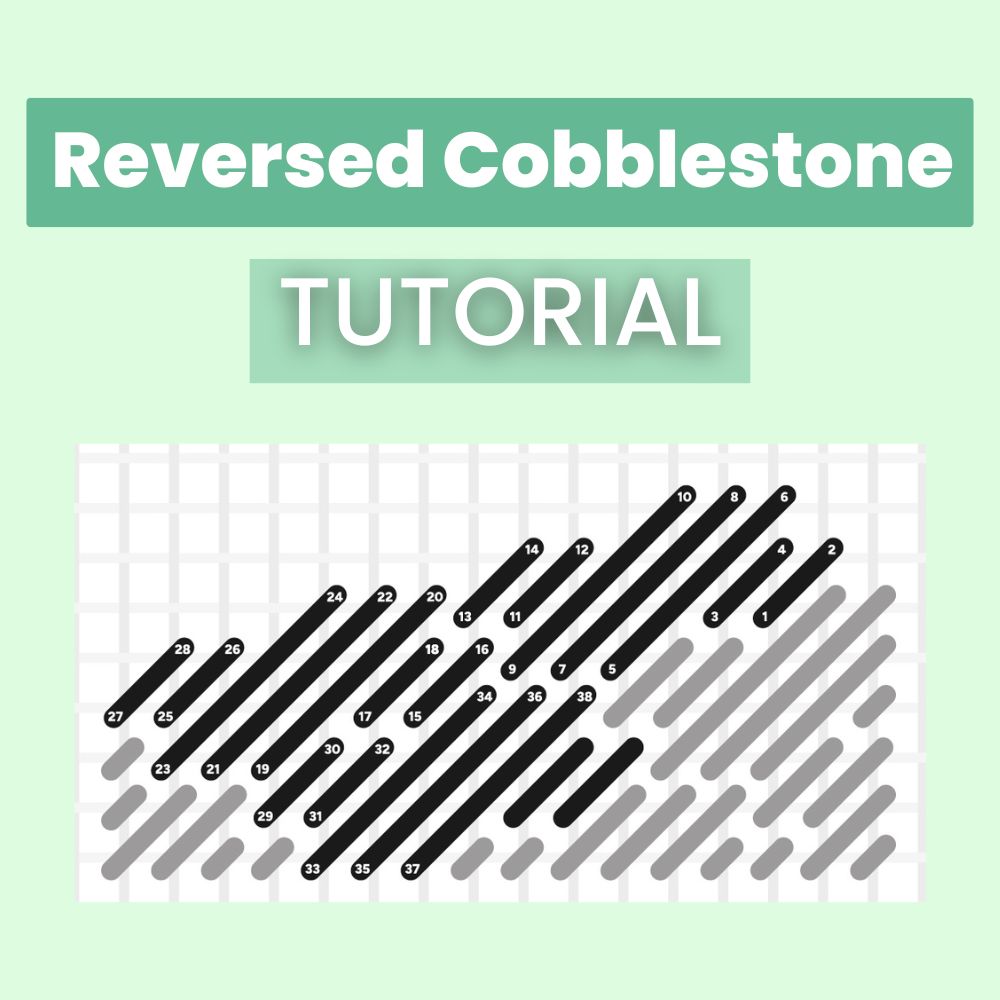Reversed Cobblestone Stitch