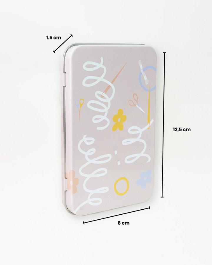 Magnetic Tin Box for Embroidery and Crafting