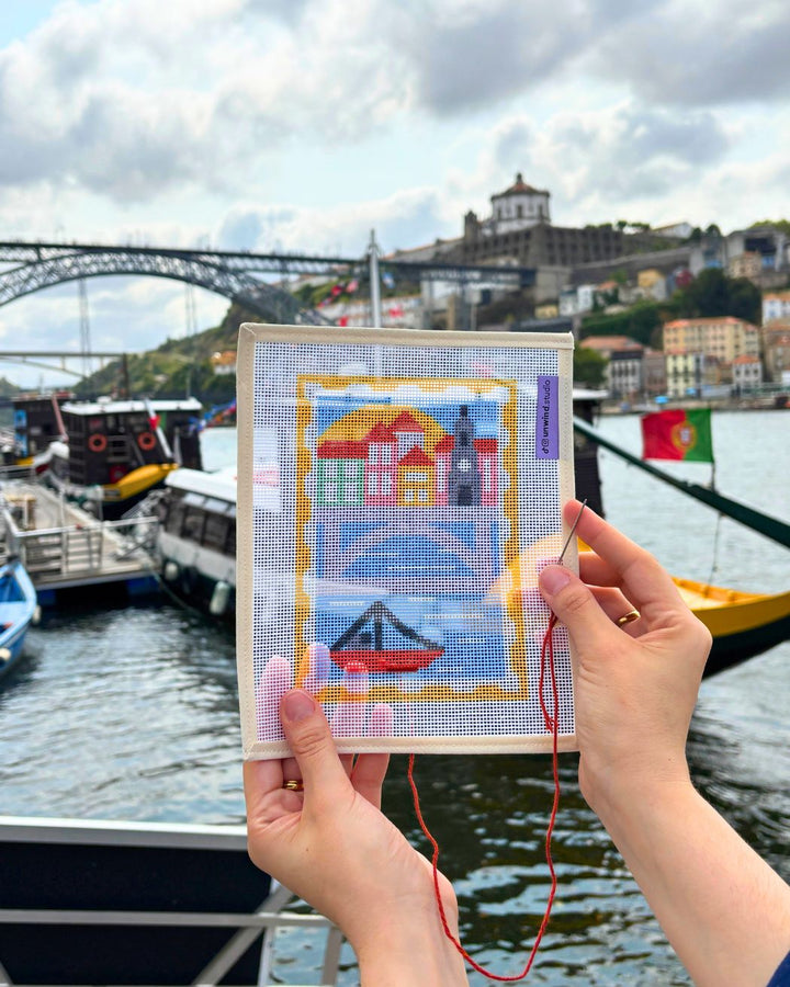 Porto Postcard Needlepoint Kit
