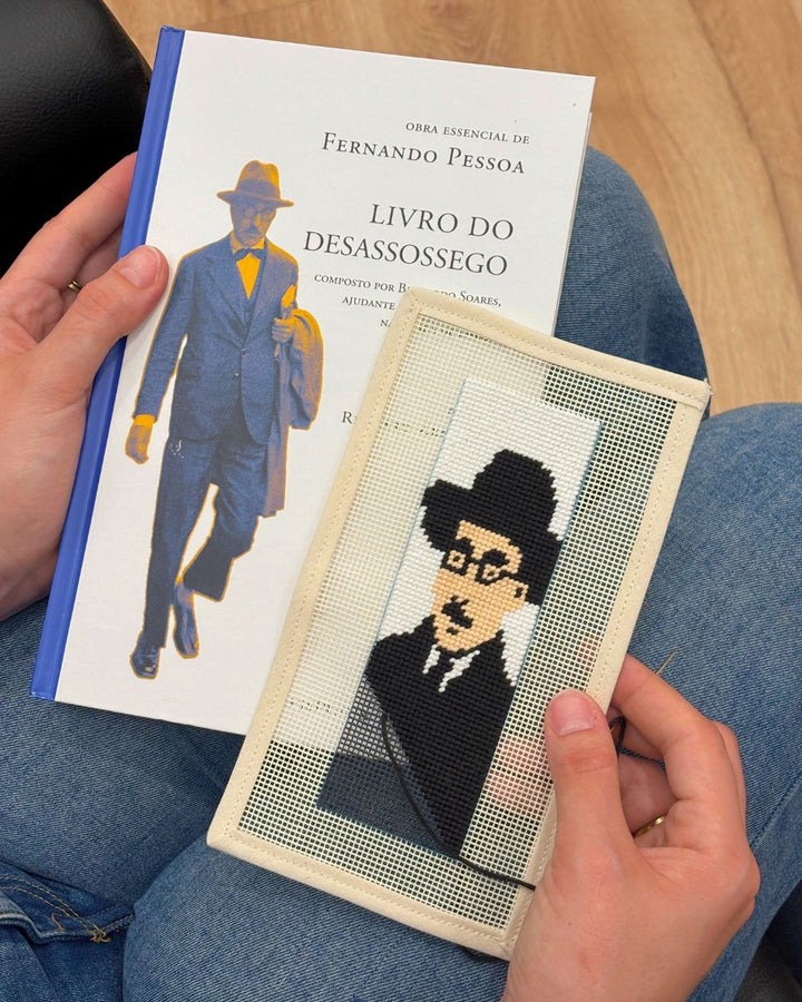 Canevas de marque-page Fernando Pessoa