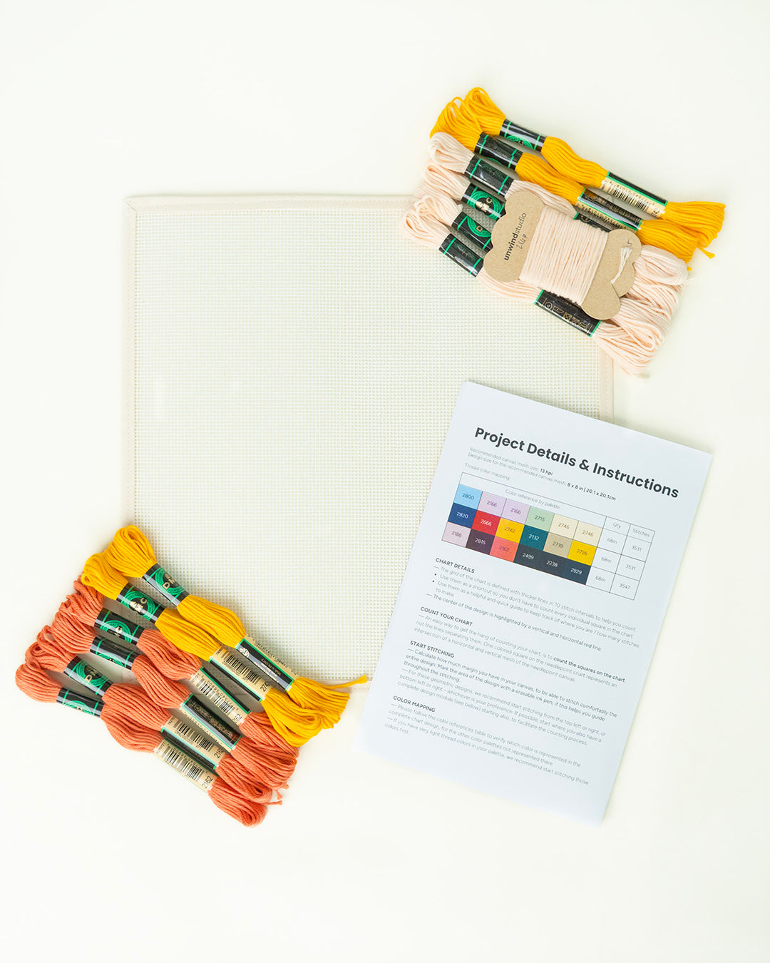 Tumbling Blocks V3: Needlepoint Counted Kit