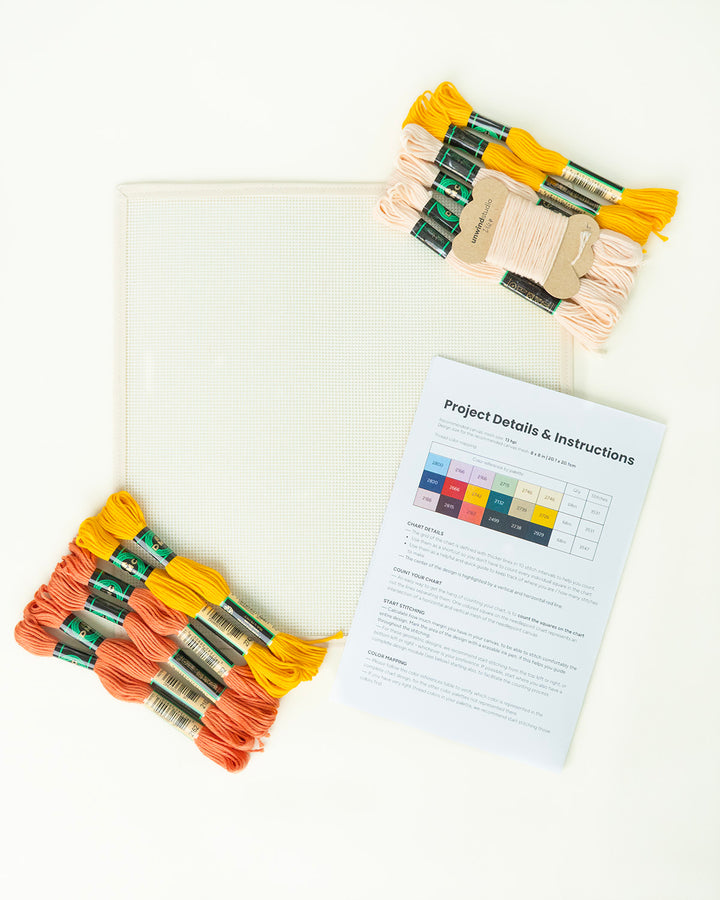 Tumbling Blocks V3: Needlepoint Counted Kit