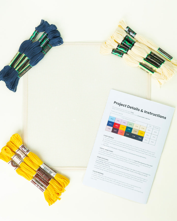 Tumbling Blocks V3: Needlepoint Counted Kit