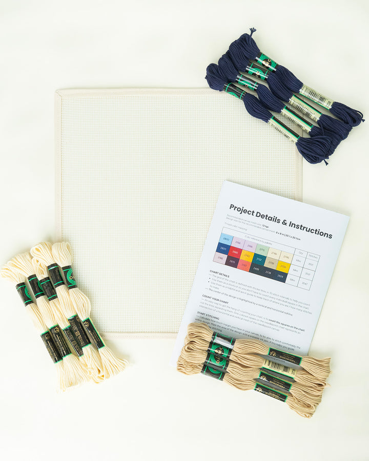Tumbling Blocks V3: Needlepoint Counted Kit