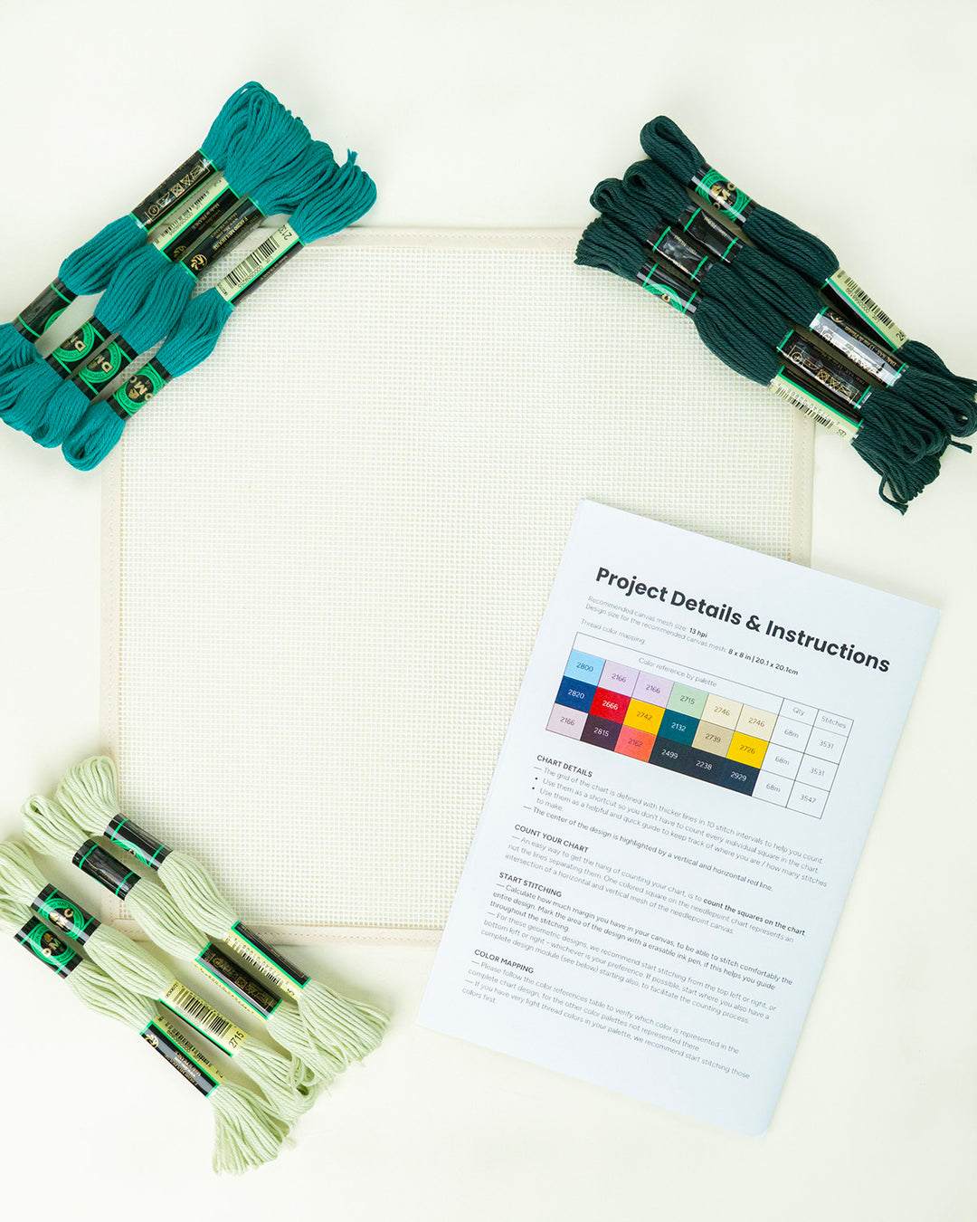 Tumbling Blocks V3: Needlepoint Counted Kit
