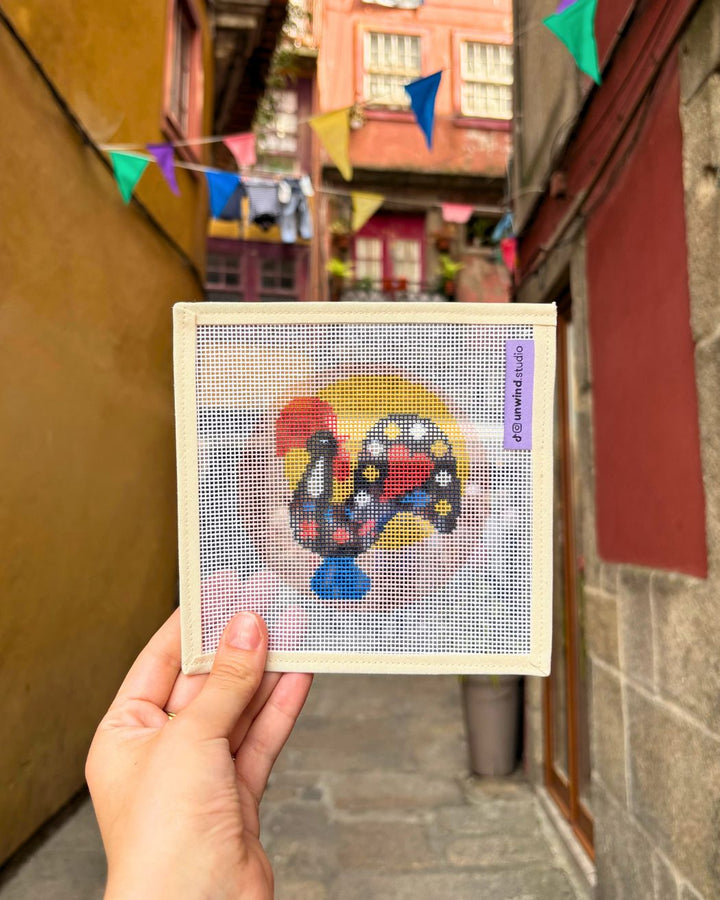 Galo de Barcelos Needlepoint Ornament Kit