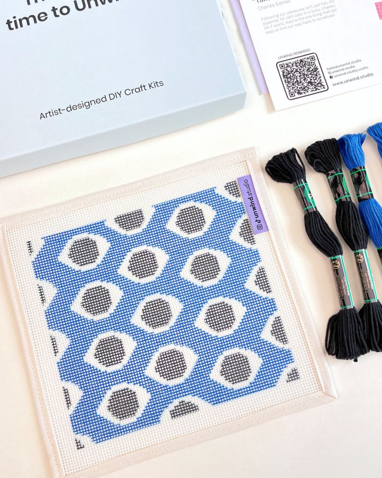 All Eyes On You Sunglasses Case Needlepoint Embroidery Kit