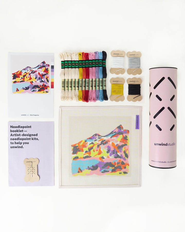 "Ain't no mountain high enough" Needlepoint Kit