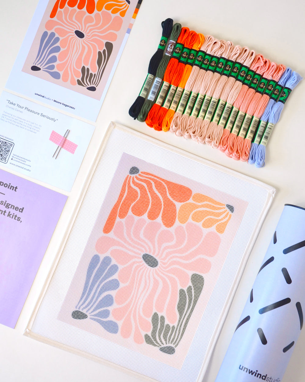 Basaloreak Needlepoint Kit by Unwind Studio