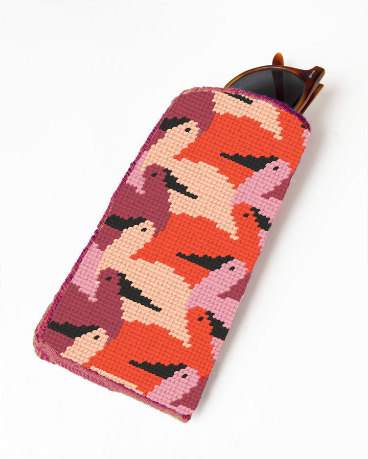 Canevas pour étui à lunettes de soleil Birdies