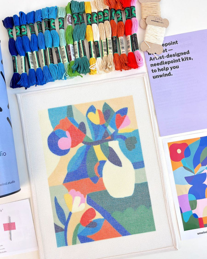 Blooming Needlepoint Kit