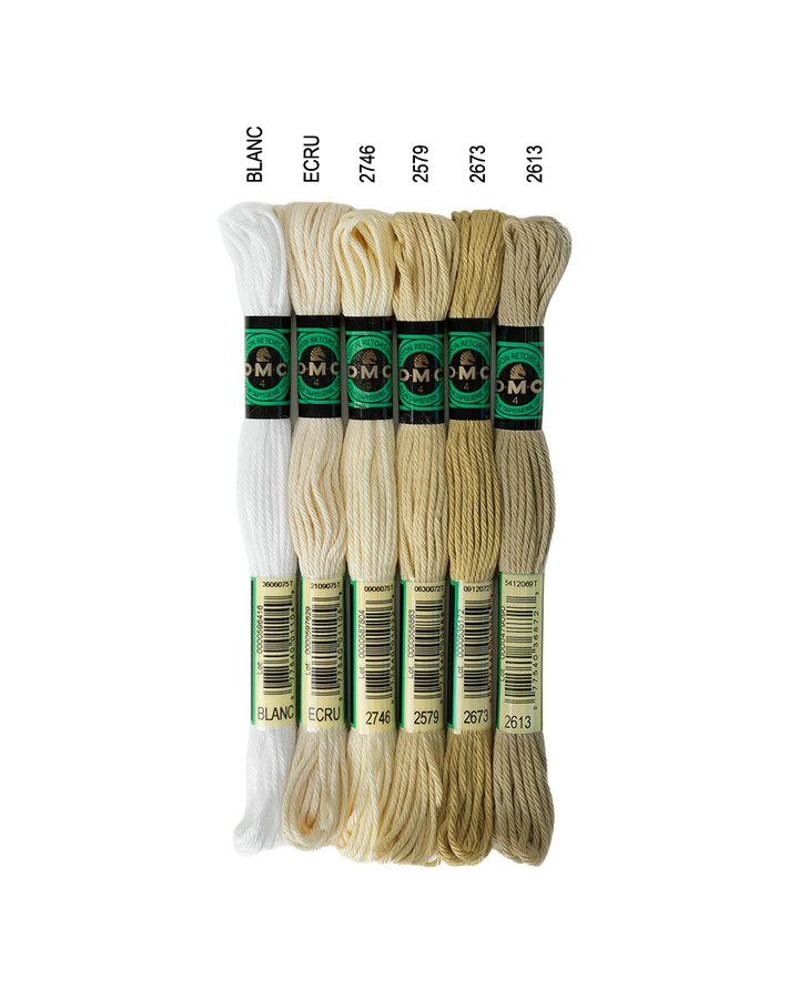 DMC Soft Matte Cotton - Beiges & Blancs