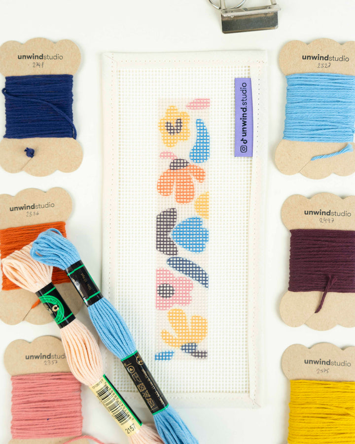 NEEDLEPOINT STARTER KIT "Chilling Spell" Bookmark