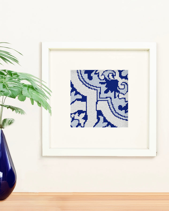 Portuguese Tiles Needlepoint Kit: Cunha