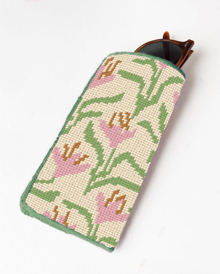 Canevas pour étui à lunettes de soleil Dancing Blooms