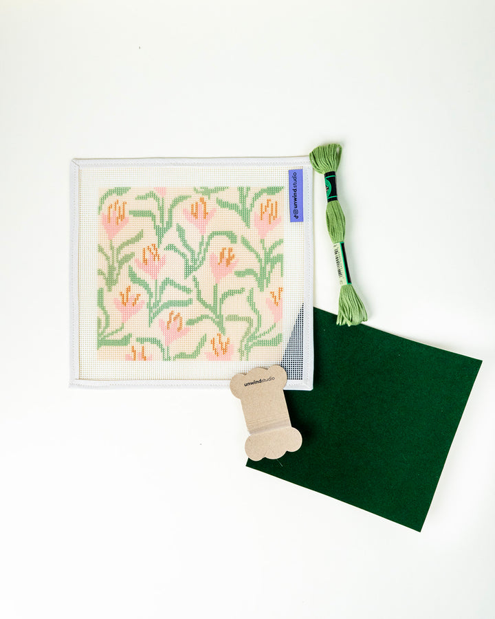 Canevas pour étui à lunettes de soleil Dancing Blooms