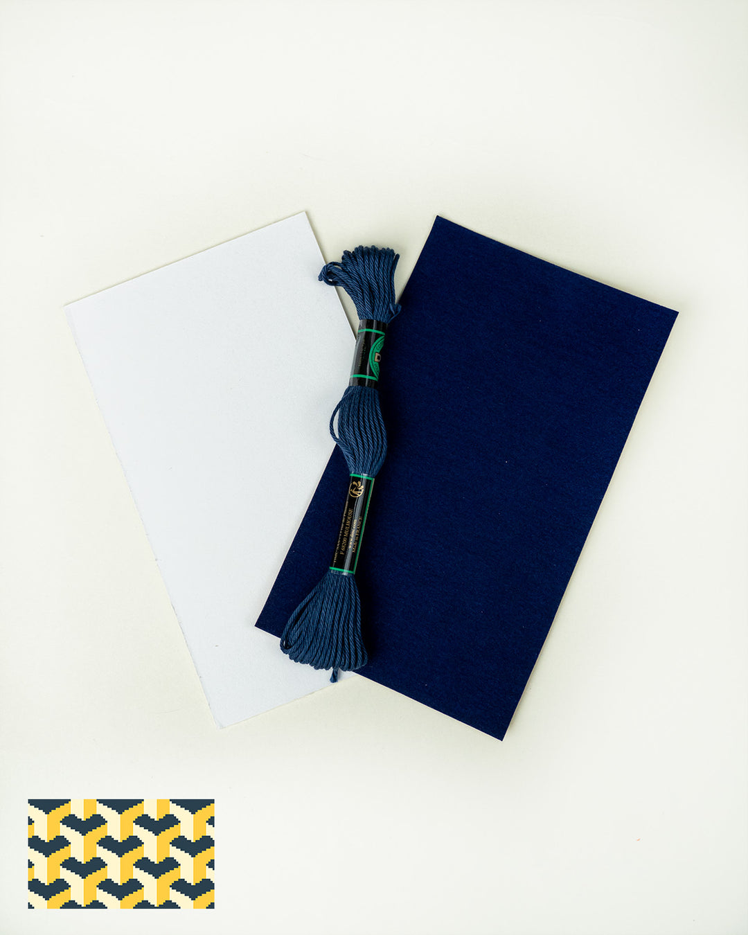 Tumbling Blocks V3: Needlepoint Counted Kit for Clutch Insert