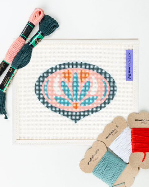 Festliche Wünsche Gobelinstickerei Ornament Kit