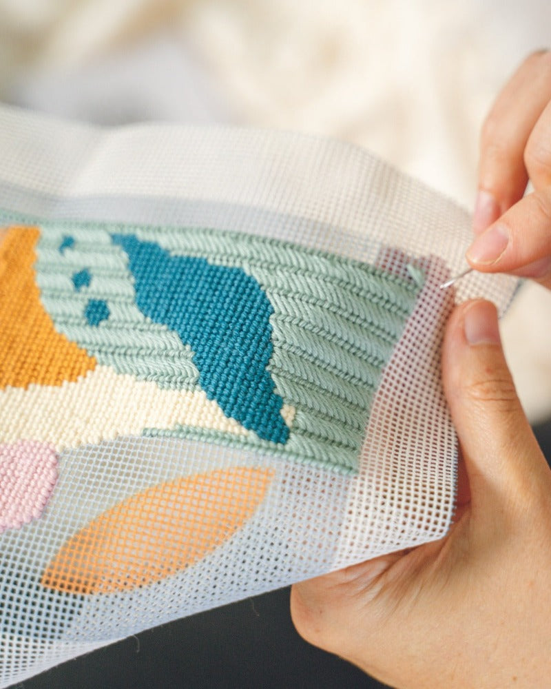 Floral Study 1 Beginner Needlepoint Kit by Unwind Studio