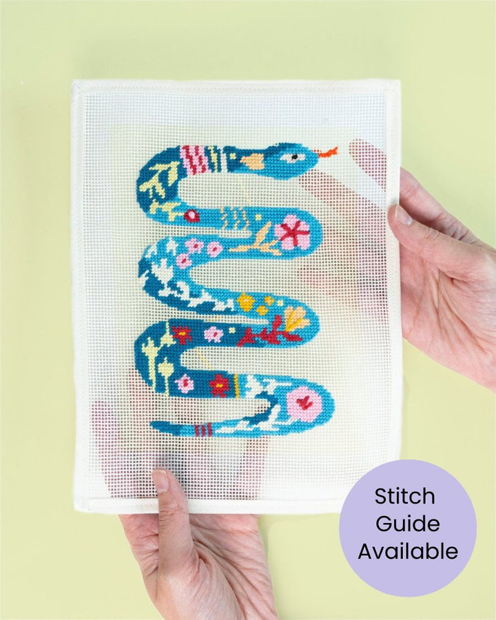 Canevas Floral Snake