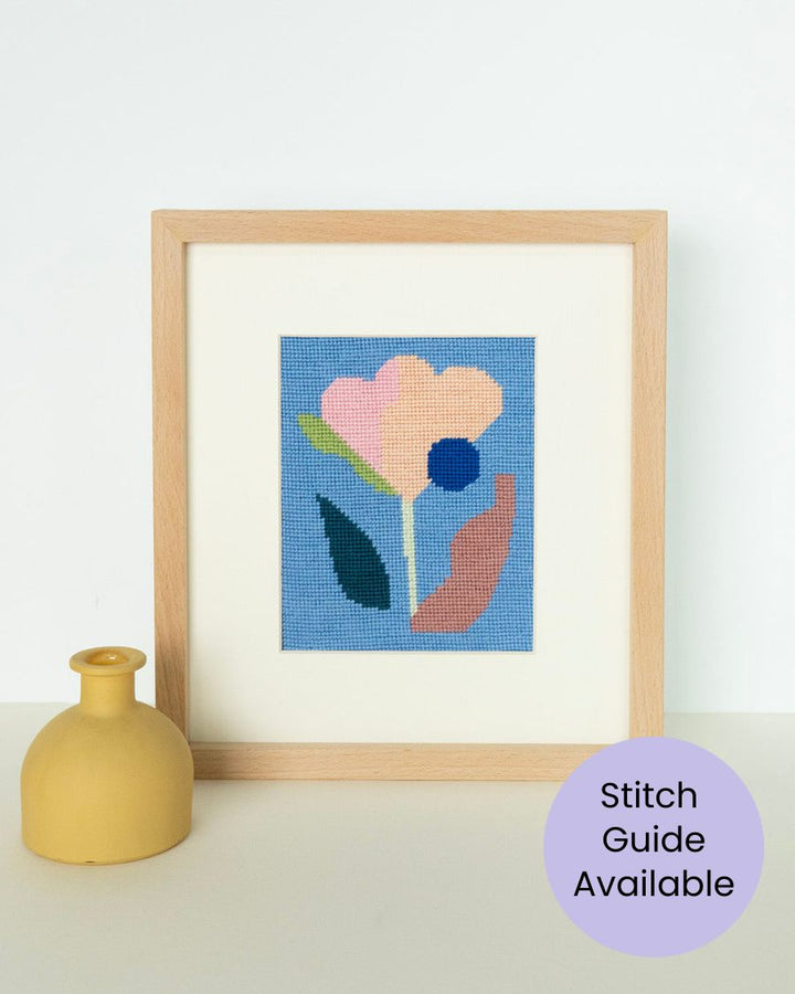 Floral Study 2 Beginner Needlepoint Kit