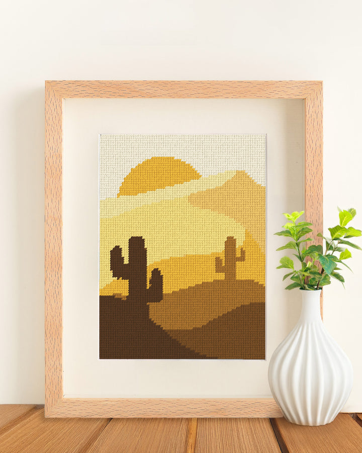 Gold Desert Needlepoint Kit