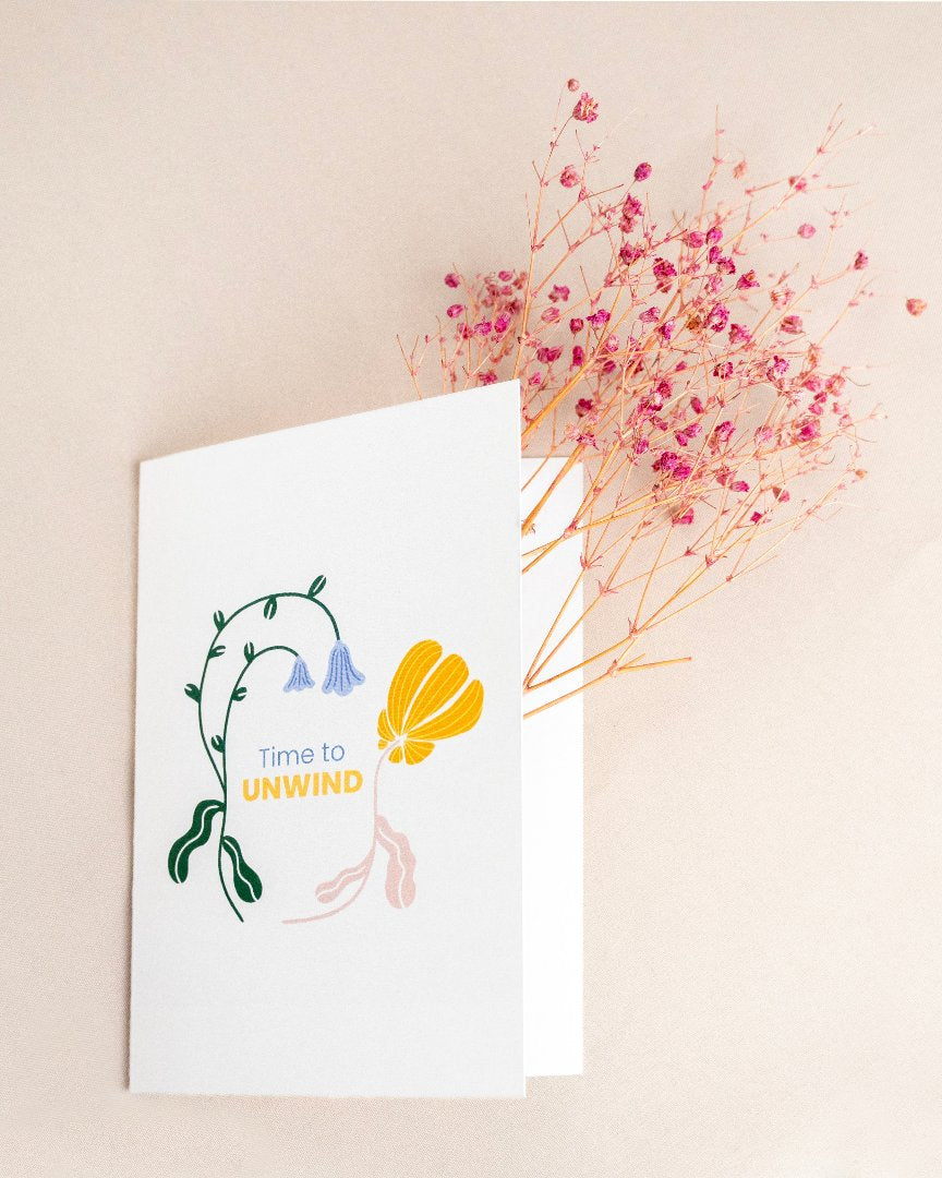 Greeting Card "Time to Unwind"