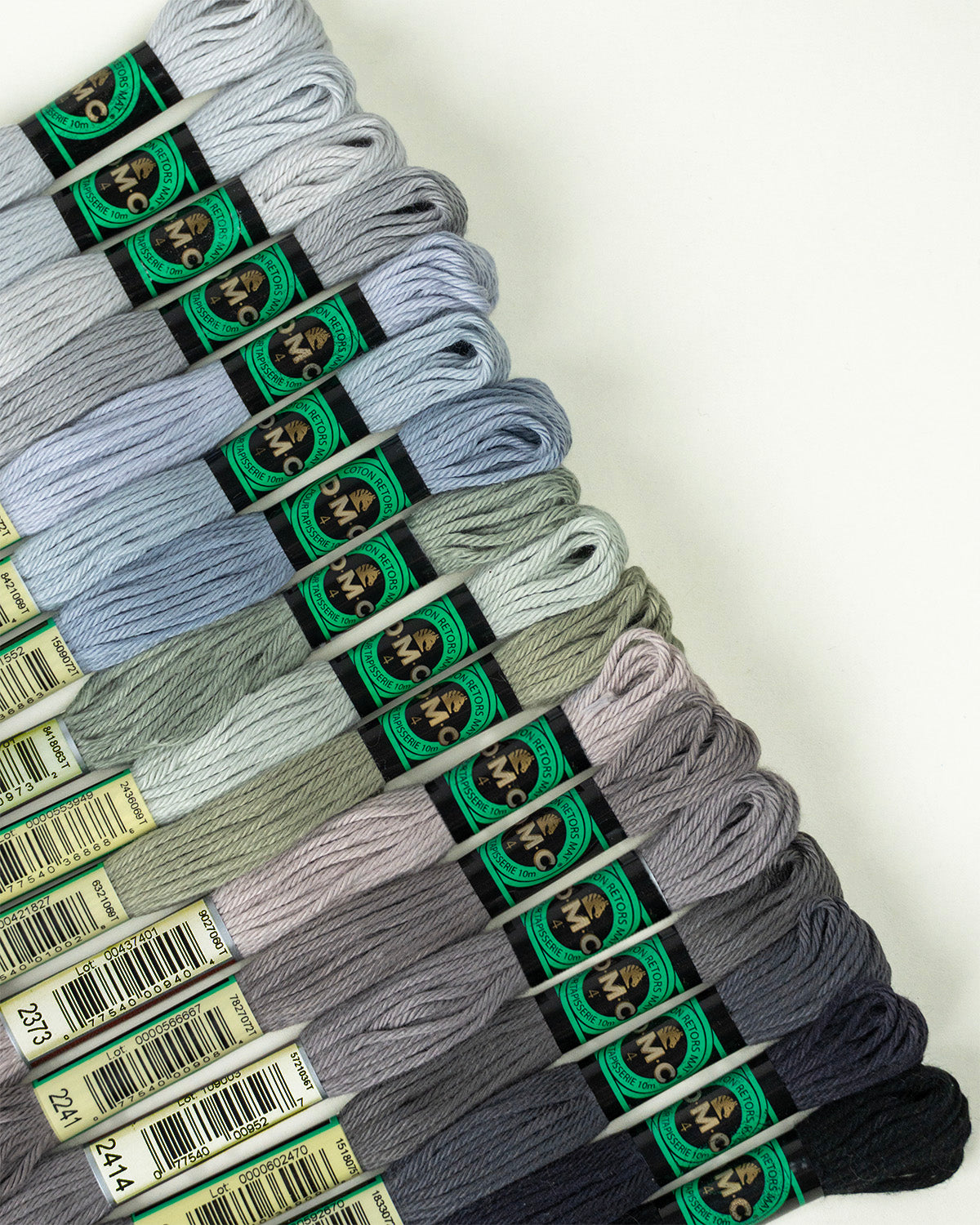 DMC Soft Matte Cotton - Greys & Black – Unwind Studio