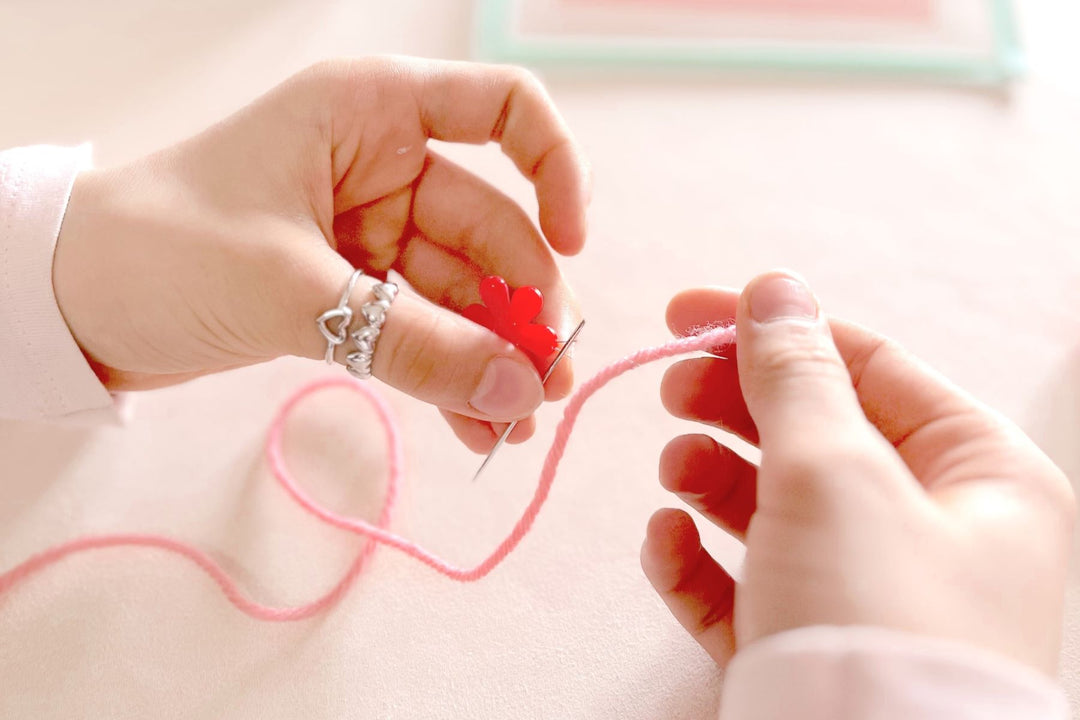 How to thread the needle tutorial for kids