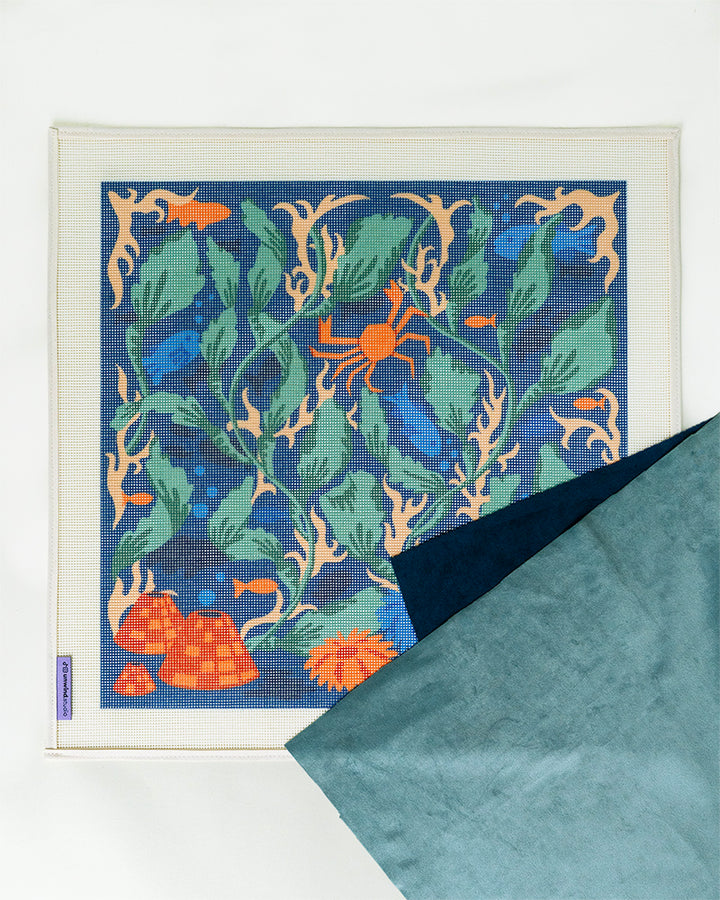 Kelp Forest Needlepoint Cushion Kit