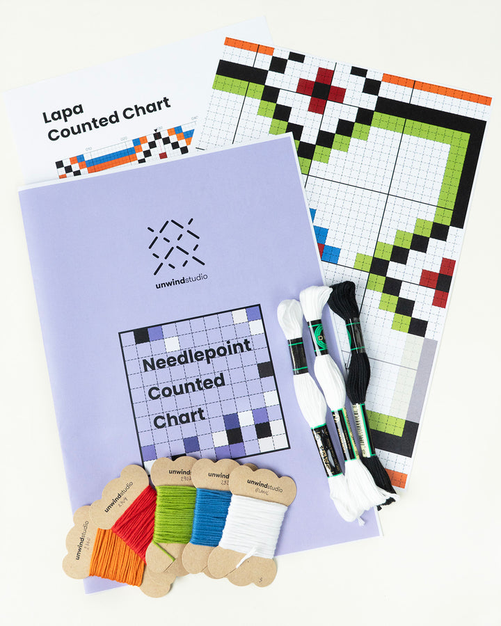 Tiles Needlepoint Counted Kit: Lapa