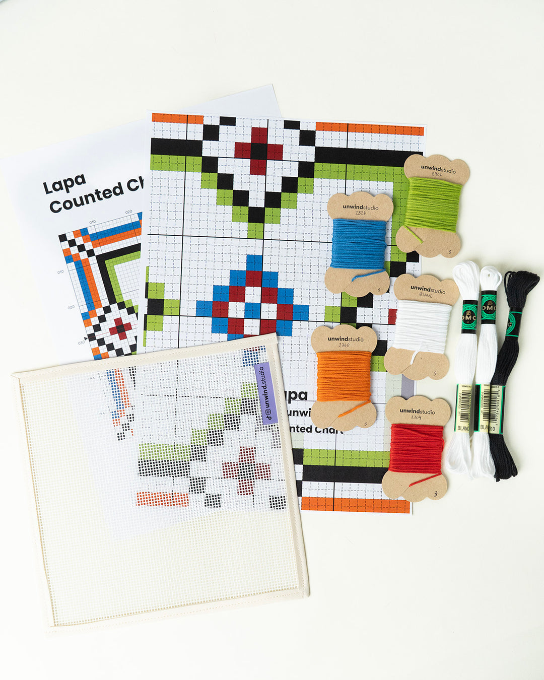 Tiles Needlepoint Counted Kit: Lapa