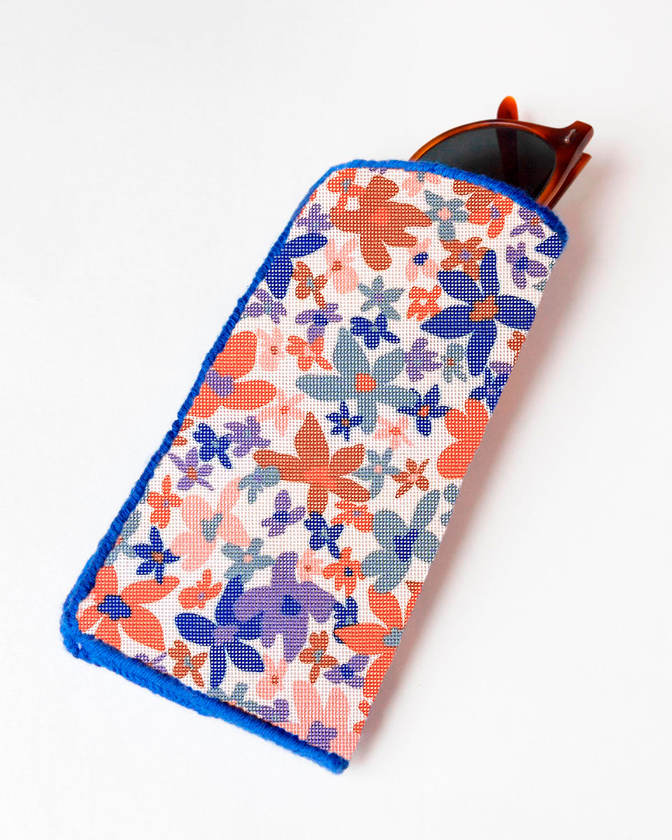 Laura Flor Sunglasses Case Needlepoint Kit by Unwind Studio