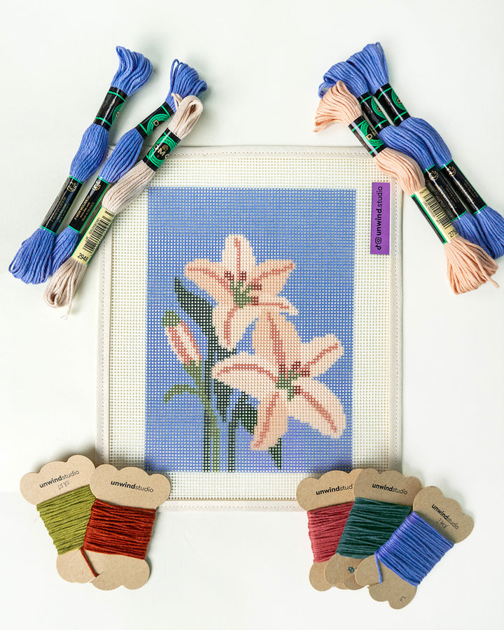Lilies Needlepoint Kit