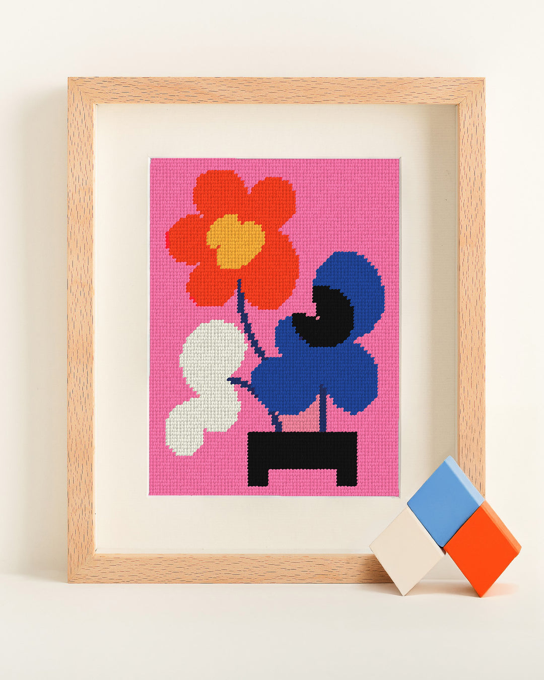 Mickebana Trio Beginner Needlepoint Kit