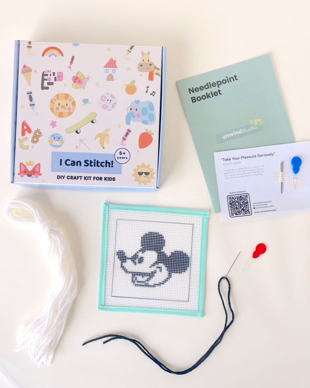 Mickey Needlepoint Patch Kit