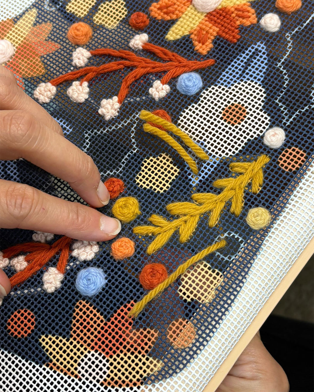 Nocturne in Bloom Stocking Needlepoint Kit