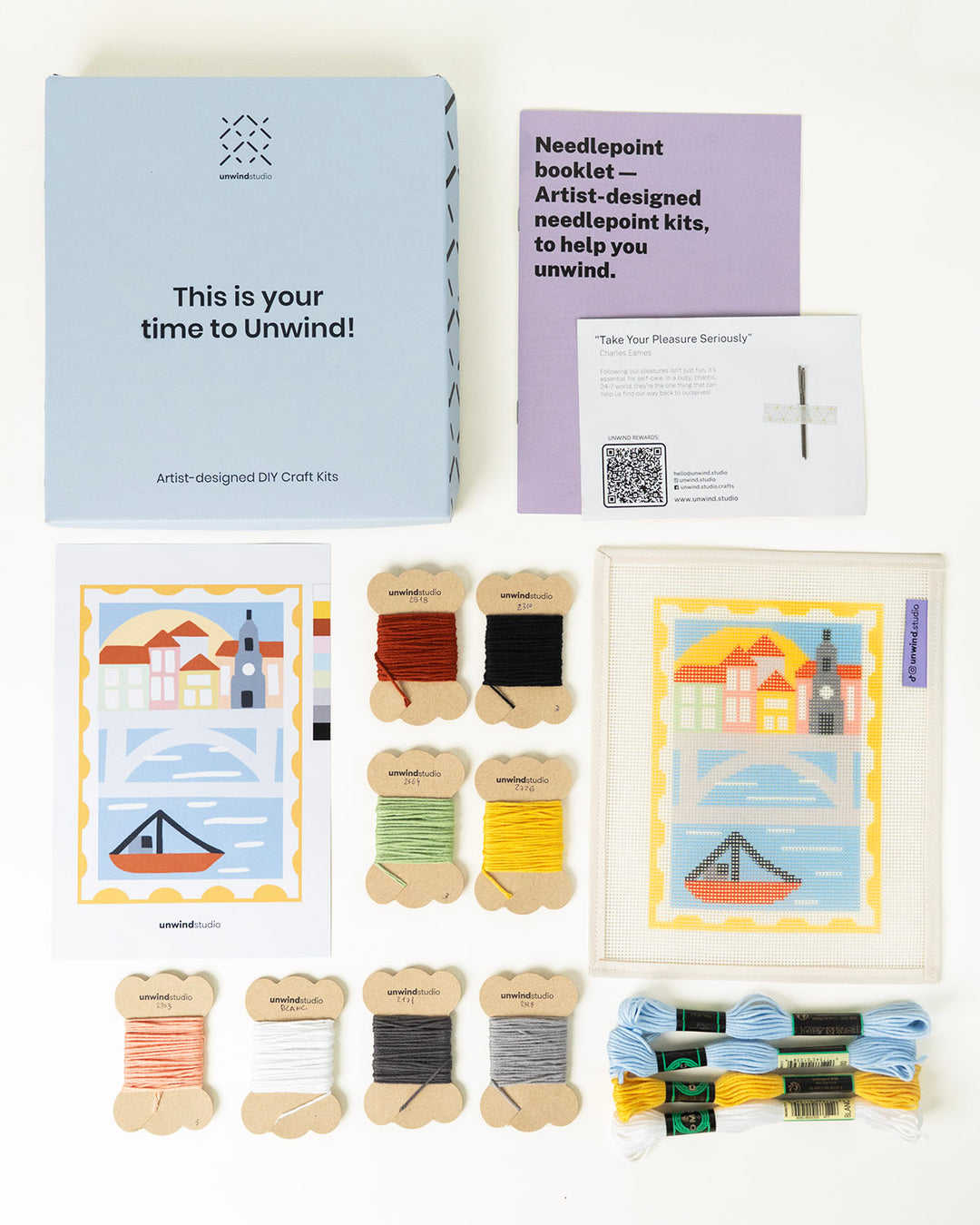 Porto Postcard Needlepoint Kit
