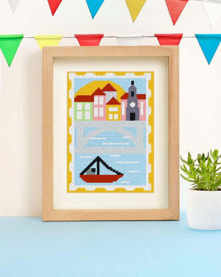 Porto Postcard Needlepoint Kit