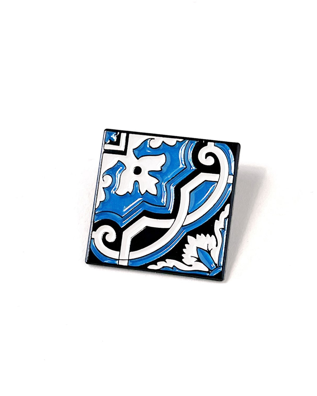 Needle Minder Portuguese Tile Magnet (enamel pin) by Unwind Studio