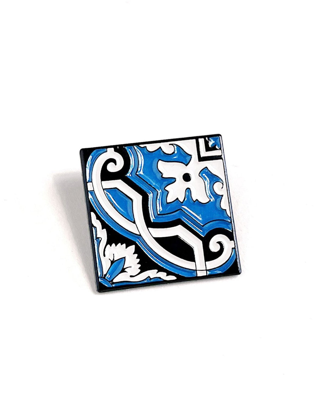 Needle Minder Portuguese Tile Magnet (enamel pin) by Unwind Studio