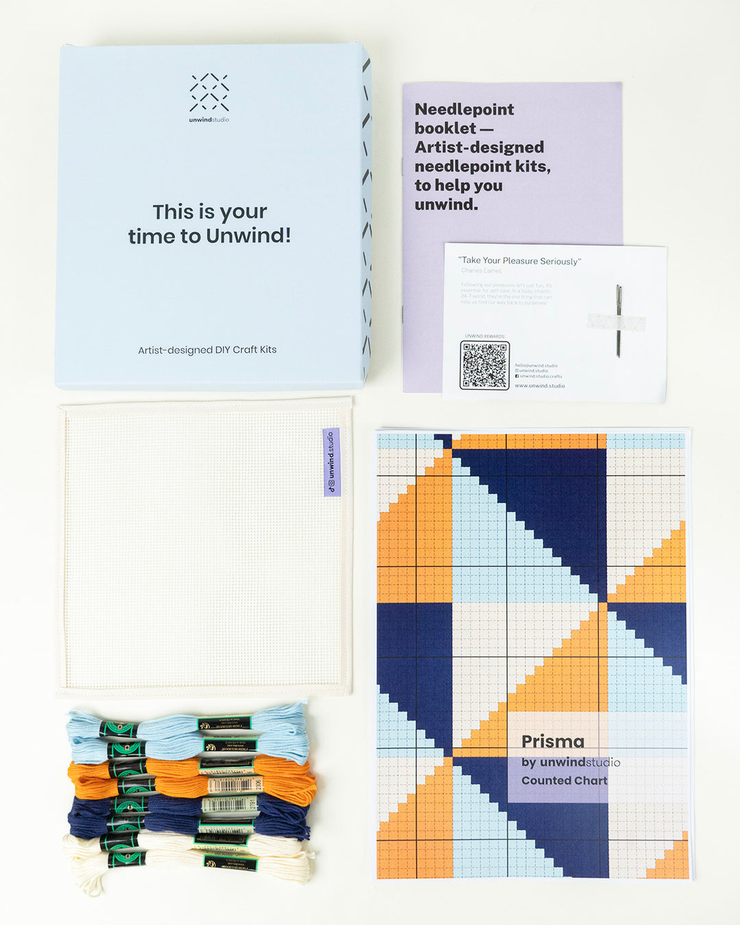 Tiles Needlepoint Counted Kit: Prisma