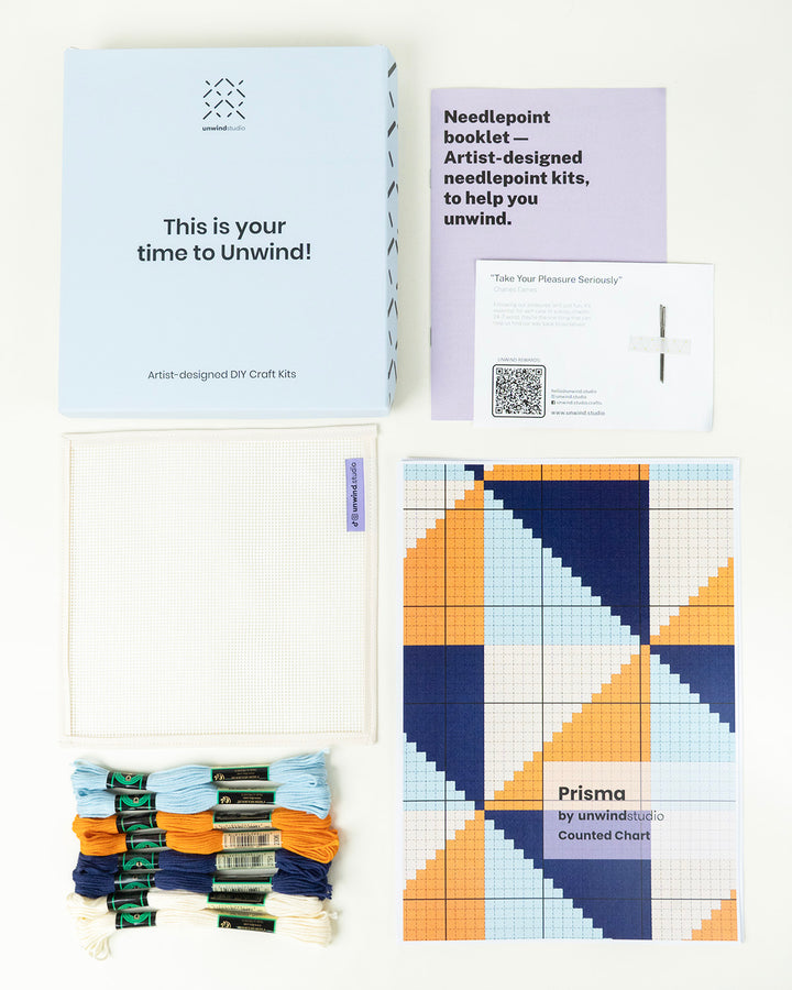 Tiles Needlepoint Counted Kit: Prisma