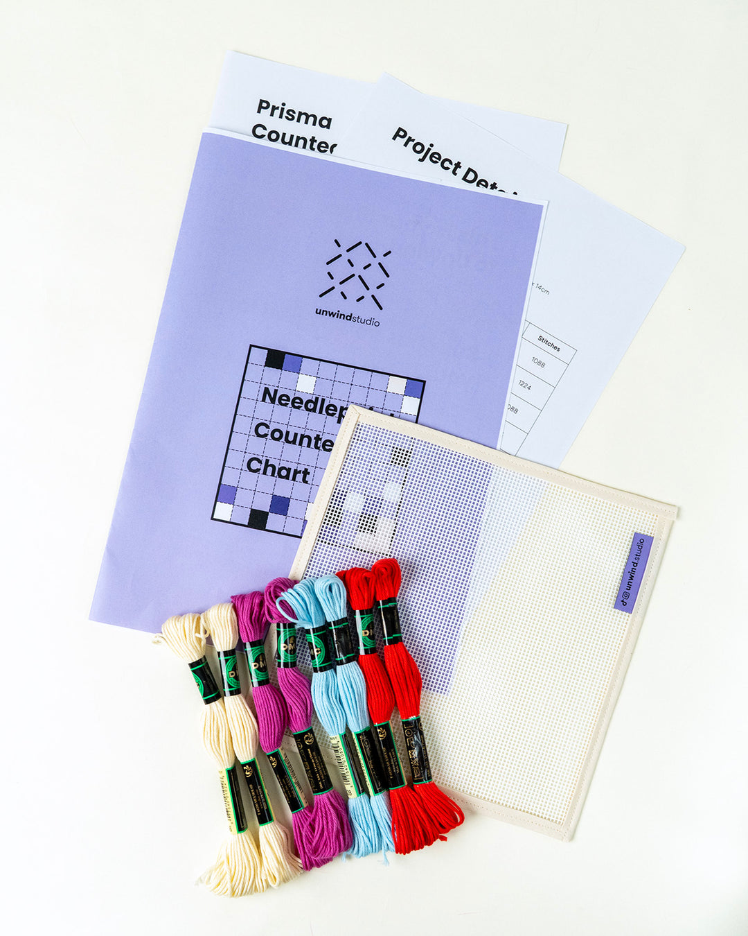 Tiles Needlepoint Counted Kit: Prisma